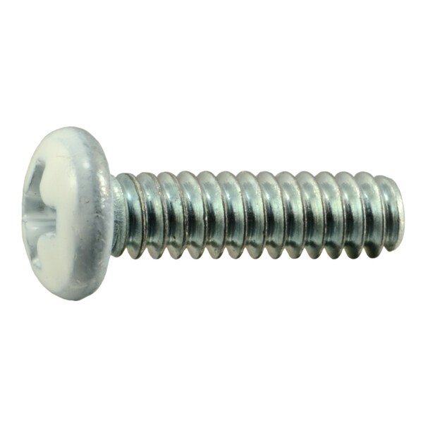 Midwest Fastener #6-32 x 1/2 in Phillips Pan Machine Screw, Zinc Plated Steel, 35 PK 37481 - main